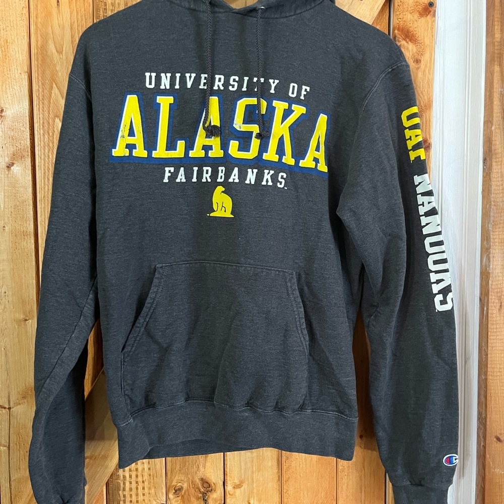 Champion Gray University of Alaska Hoodie